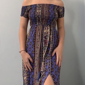 Floor Length Floral Dress